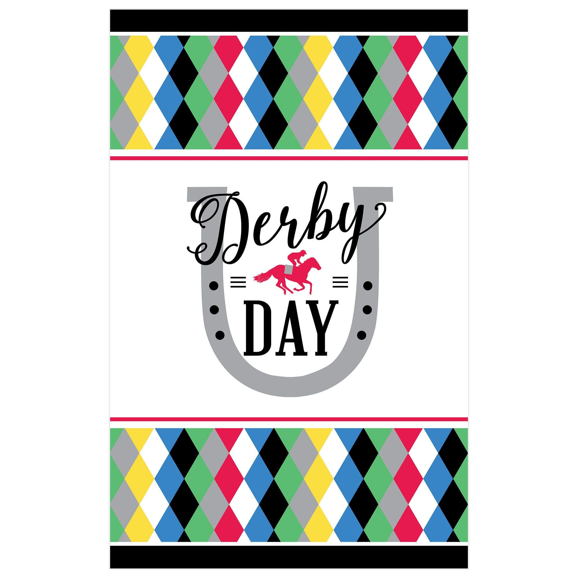 Derby Day Paper Tablecover