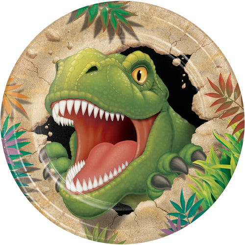 Dino Blast Dinner Plate 8ct