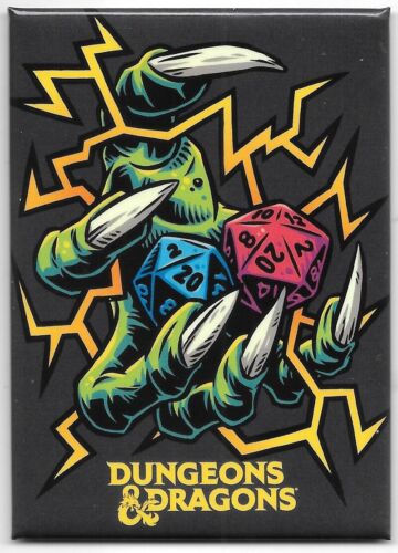 Dungeons & Dragons Skeleton Hand with Dice Magnet