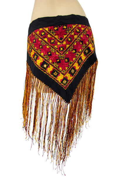 Embroidered Hip Scarf