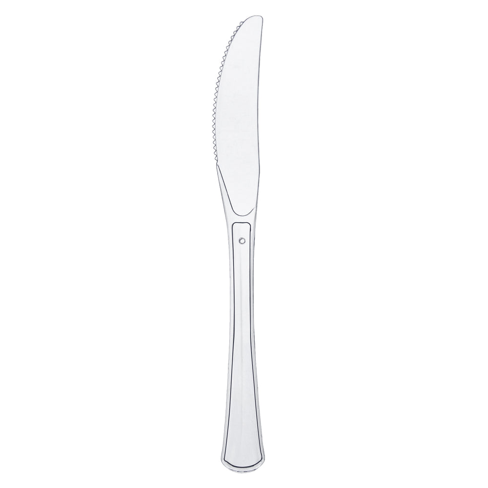 Plastic Knives Extra H.D. - Clear 24 Ct.