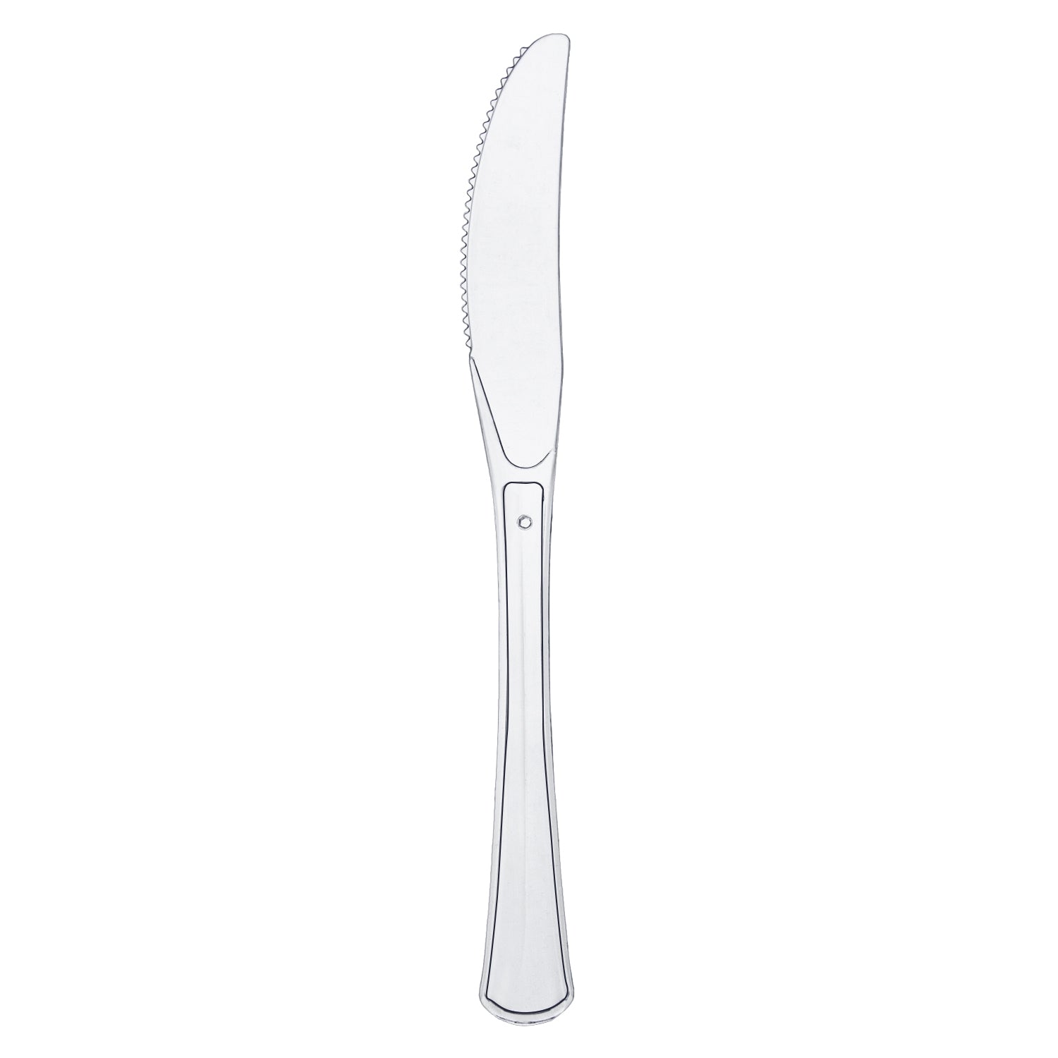 Plastic Knives Extra H.D. - Clear 24 Ct.
