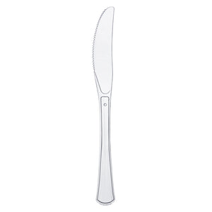 Plastic Knives Extra H.D. - Clear 24 Ct.