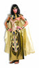 Gold dress with detailed belt, collar, arm and wrist bands