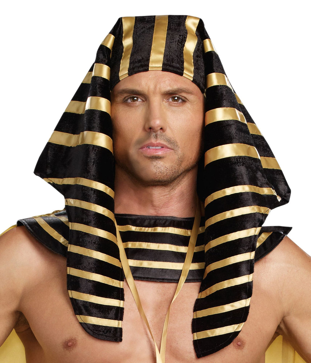 Black and gold striped