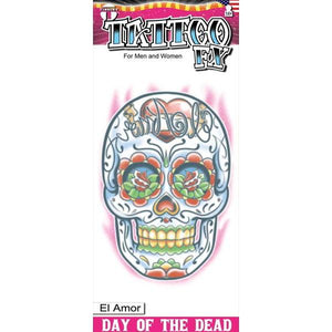 El Amor Skull Tattoo