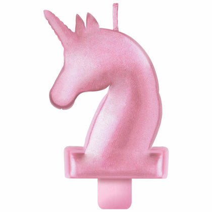 Unicorn Shaped Pink Candle