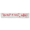 Enter If You Dare! Fabric Banner