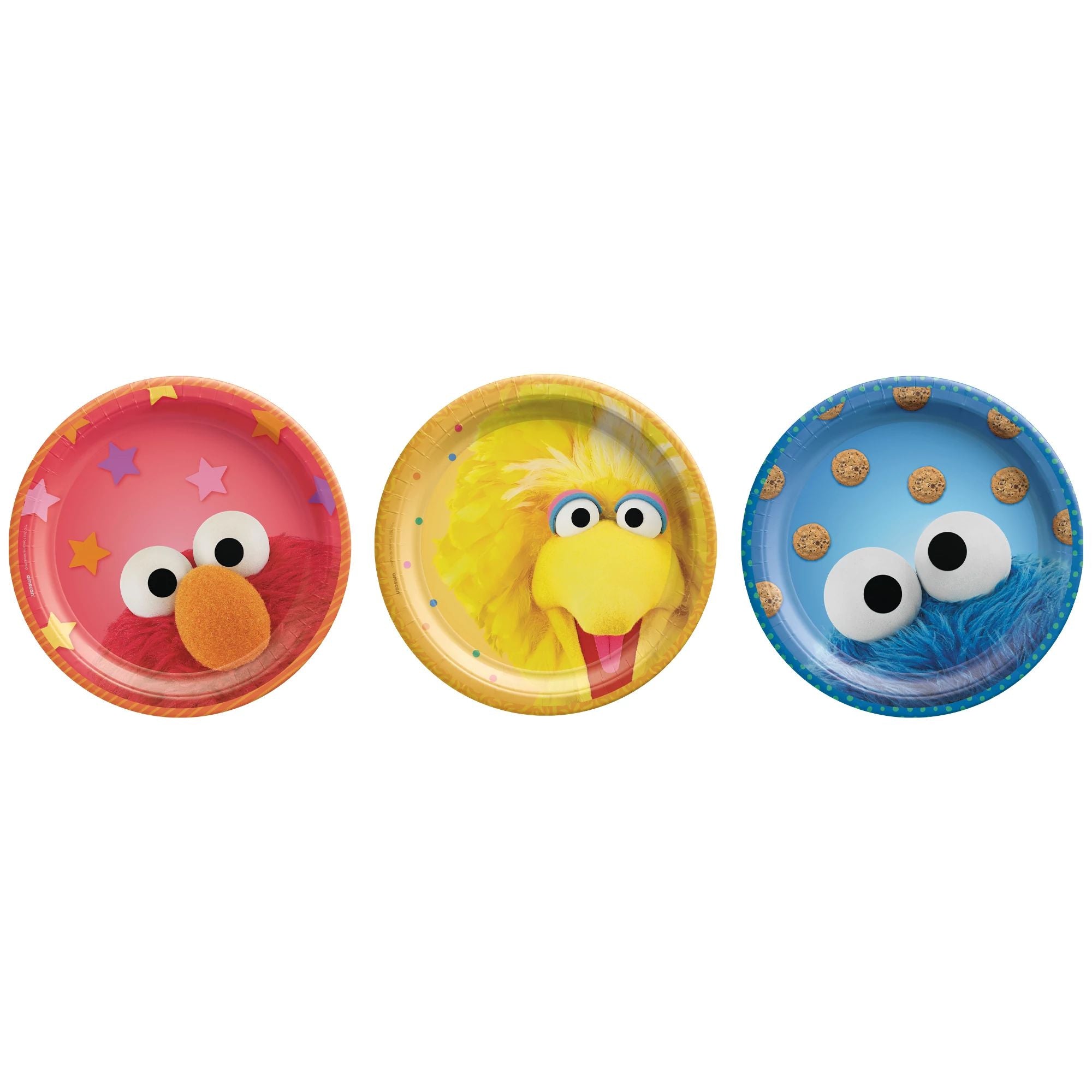Sesame Street 7in Round Plates 8ct | Kid's Birthday