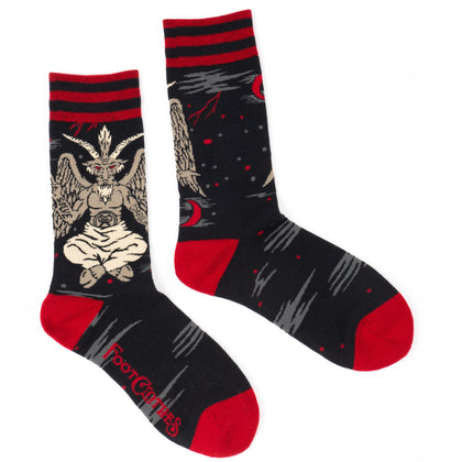 Evil AF Baphomet Socks | Foot Clothes