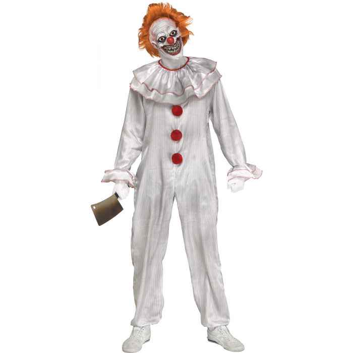 Scary Clown Mask and Jumpsuit