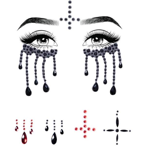 Iris Adhesive Face Jewels Sticker