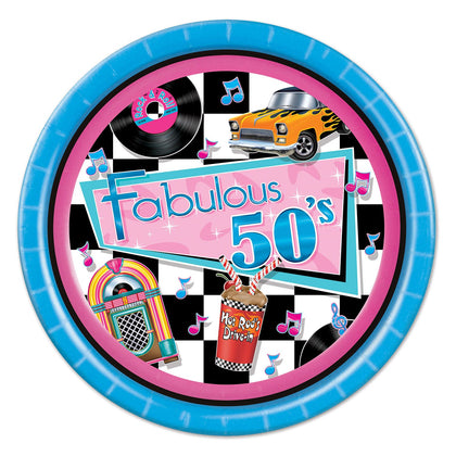 Fabulous 50's Plates