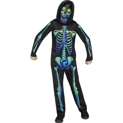 Childs Fade Skeleton with Hood
