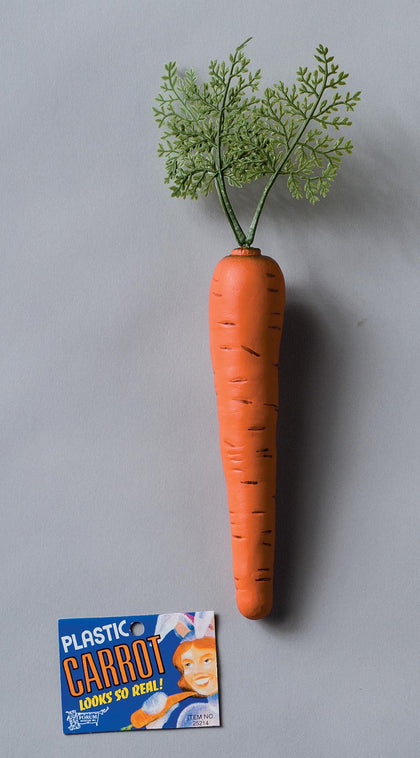 Plastic realistic looking carrot