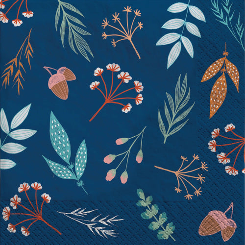 Fall Gather Beverage Napkins 40ct | Thanksgiving