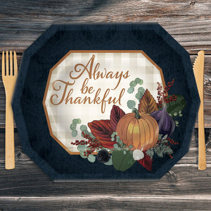 Fall Thanksgiving Dinner Plates 8ct | Thanksgiving