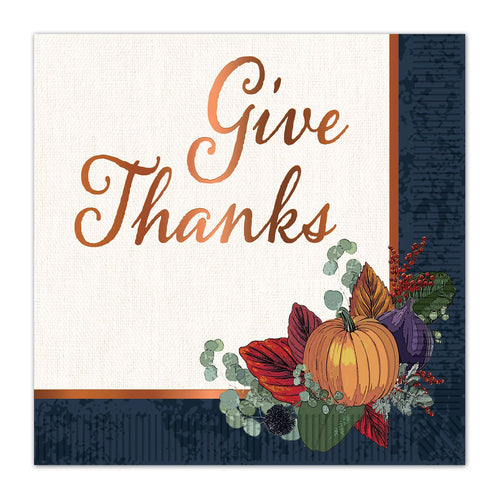 Fall Thanksgiving Luncheon Napkins 16ct | Thanksgiving