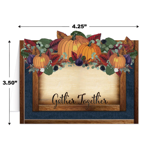 Fall Thanksgiving Table Cards 8ct | Thanksgiving