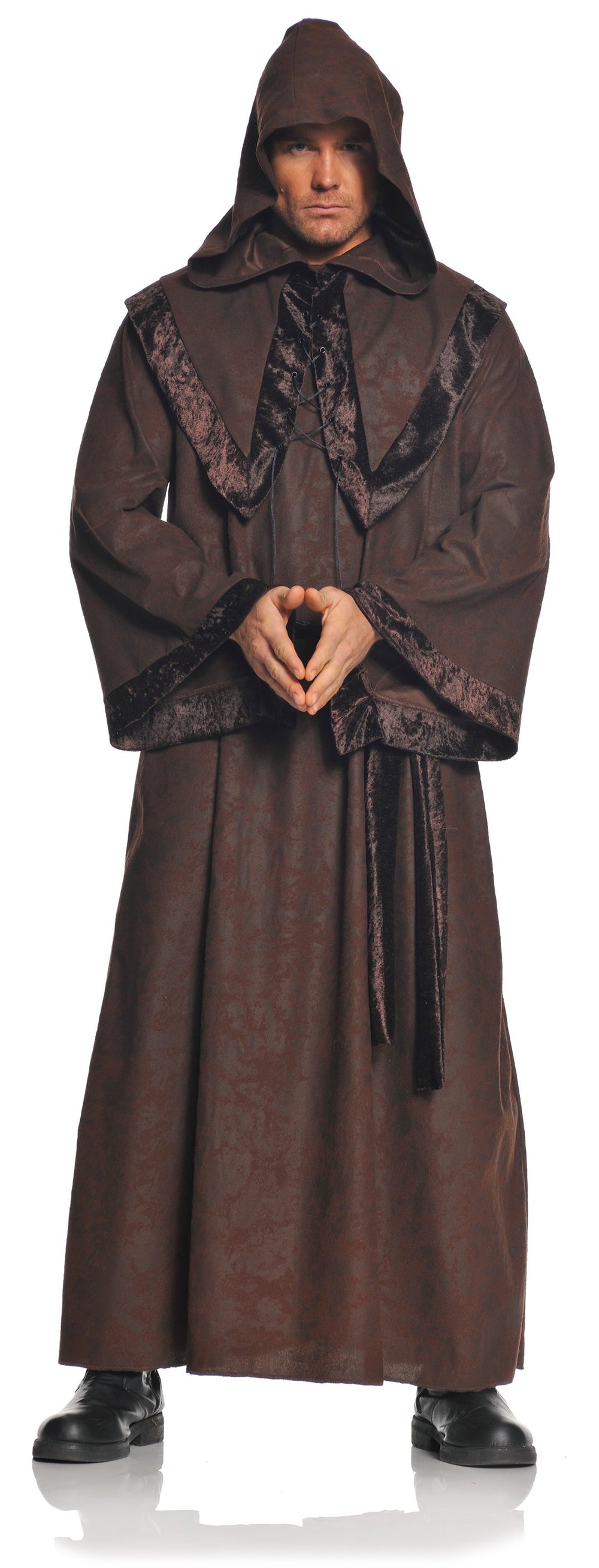 Lace up tie hood