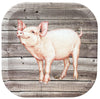 9in Piggy Plates 8ct | Farm