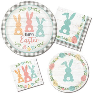 Farm House Bunnies Lunch Napkins 16ct | Easter
