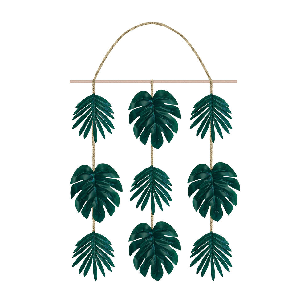 Faux Palm Leaf Hanging Decor