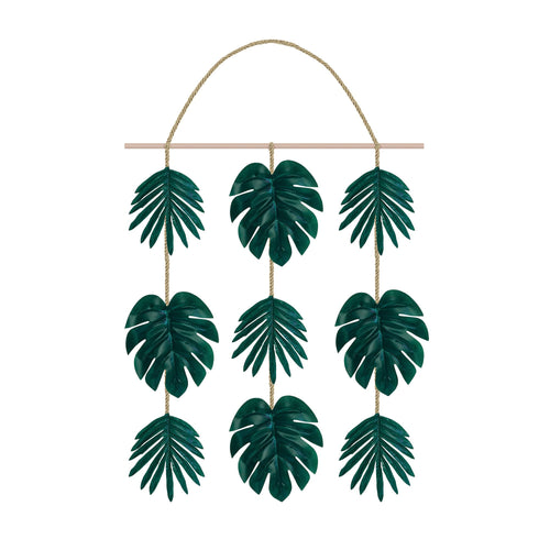 Faux Palm Leaf Hanging Decor