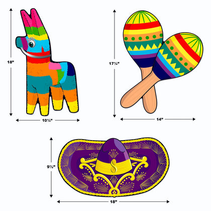 Fiesta Cutouts 3ct 