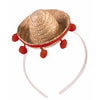 Mini Sombrero headband with red detail