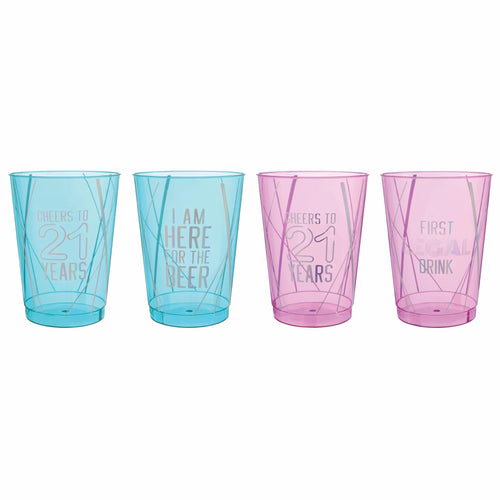 Finally 21 10oz Assorted Tumblers