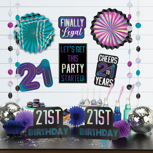 Finally 21 Room Decorating Kit | Milestone Birthday