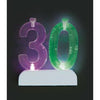 Flashing Milestone Birthday Candleholder 30  | Milestone Birthday