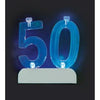 Flashing Milestone Birthday Candleholder 50  | Milestone Birthday