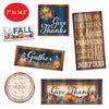 Foil Fall Thanksgiving Cutouts | Thanksgiving