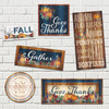 Foil Fall Thanksgiving Cutouts | Thanksgiving