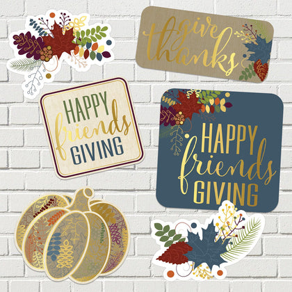 Foil Friendsgiving Cutouts | Thanksgiving