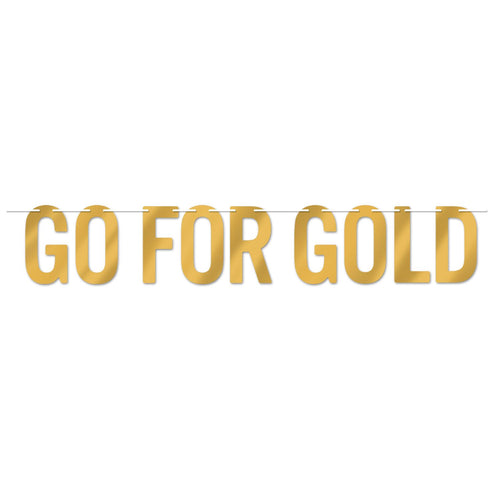 Foil Go For Gold Streamer