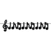 Foil Musical Notes Banner