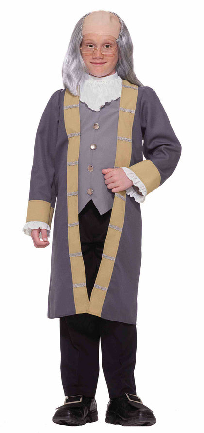 Jacket with vest and jabot