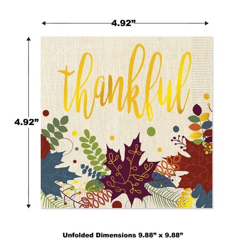Friendsgiving Beverage Napkins 16ct | Thanksgiving