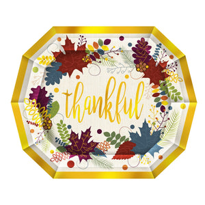 Friendsgiving Dinner Plates 8ct | Thanksgiving