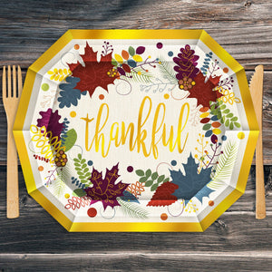 Friendsgiving Dinner Plates 8ct | Thanksgiving