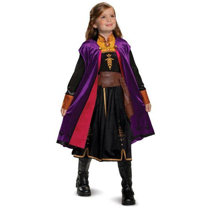 Dress with belt and cloak