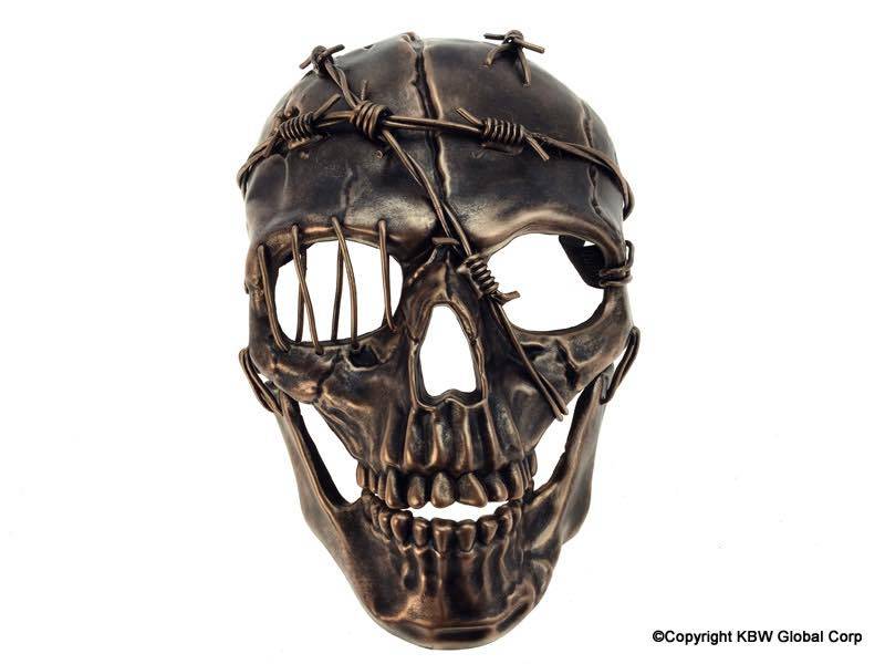 One Eye Wired Skull Mask