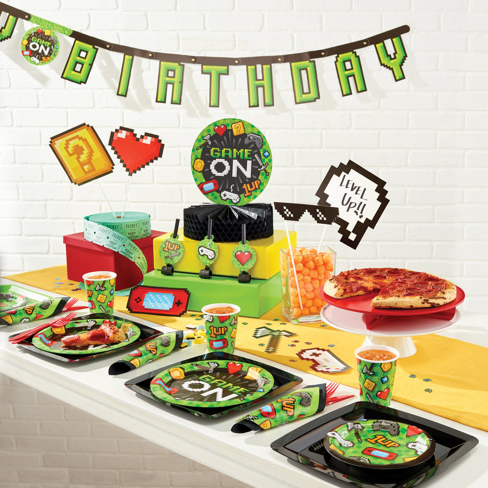 Gaming 9in Paper Plates 8ct | Kid's Birthday