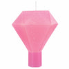 Pink shimmer gem candle