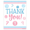Gender Reveal Thank You Cards | Baby Shower