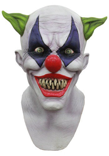 Large fanged teeth grin