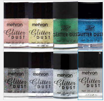Mehron Glitter Dust .25oz